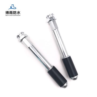 Κατασκευαστική επικάλυψη M8 Flat Head Nipple Steel Injection Packers 16*120mm