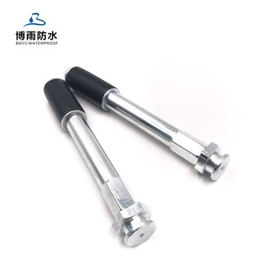Κατασκευαστική επικάλυψη M8 Flat Head Nipple Steel Injection Packers 16*120mm