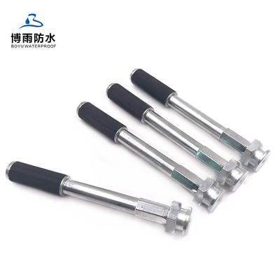 Κατασκευαστική επικάλυψη M8 Flat Head Nipple Steel Injection Packers 16*120mm