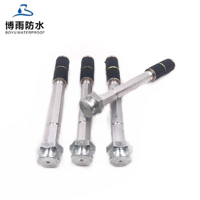 Κατασκευαστική επικάλυψη M8 Flat Head Nipple Steel Injection Packers 16*120mm