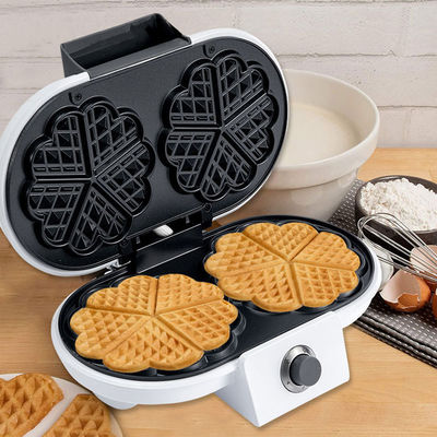 Προσαρμοσμένο λογότυπο Δύο Waffle Maker για γρήγορο καθαρισμό και μη προσκόλληση μαγειρέματος